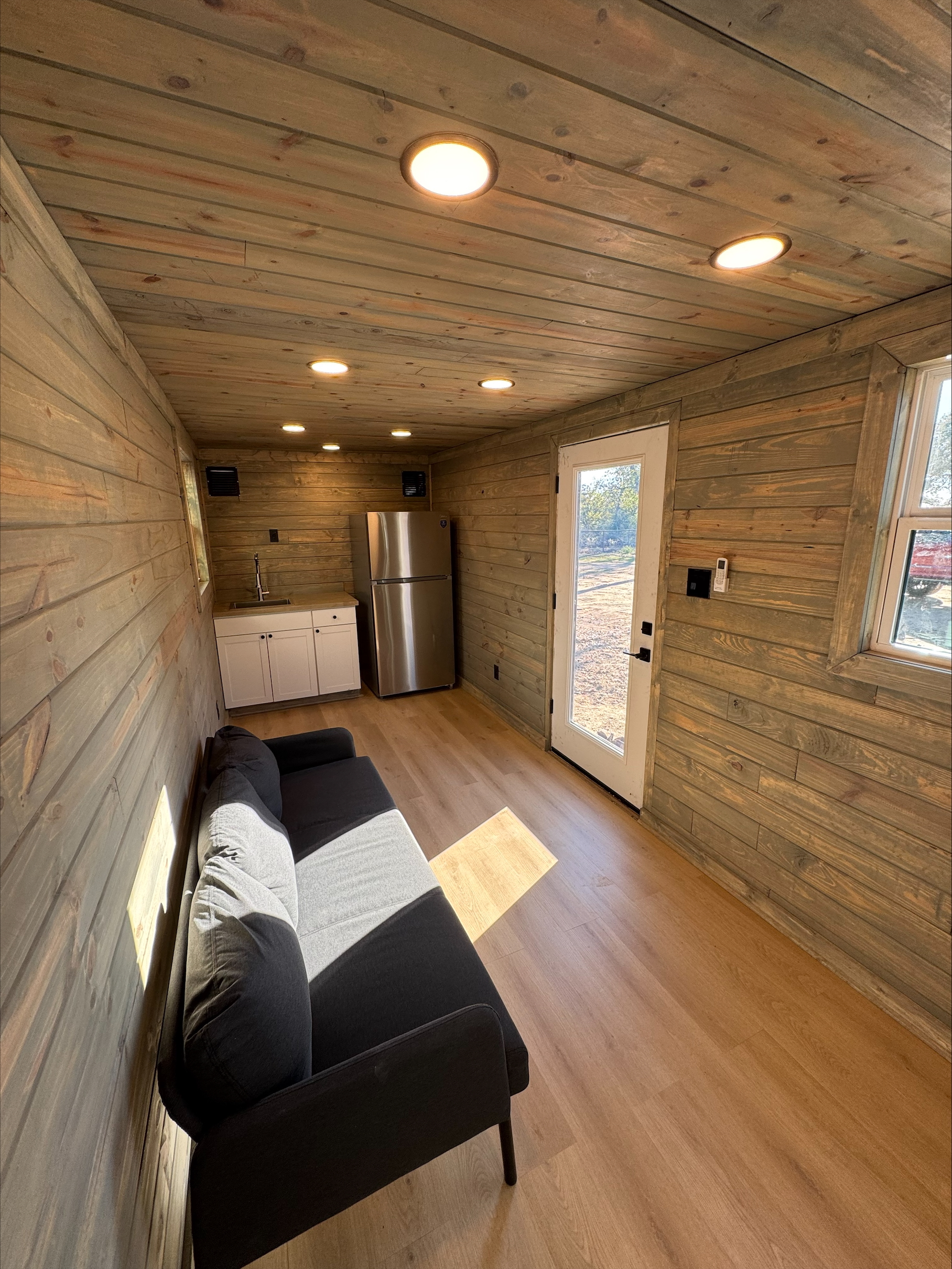 Rustic Mancave Container Home - View 1